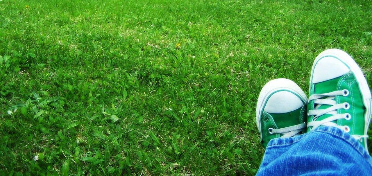 green shoes