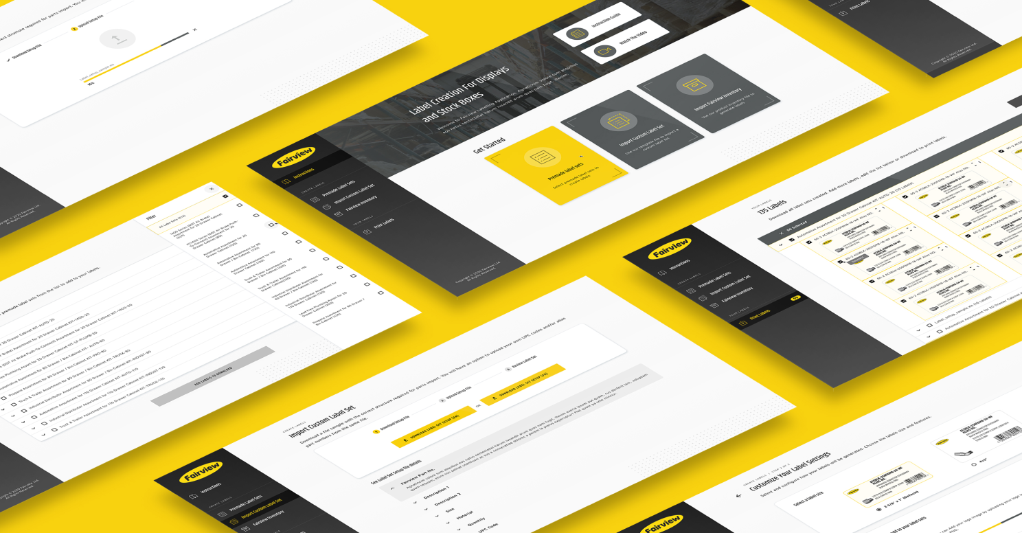 Labeling App for an Industrial Product Manufacturer ITW