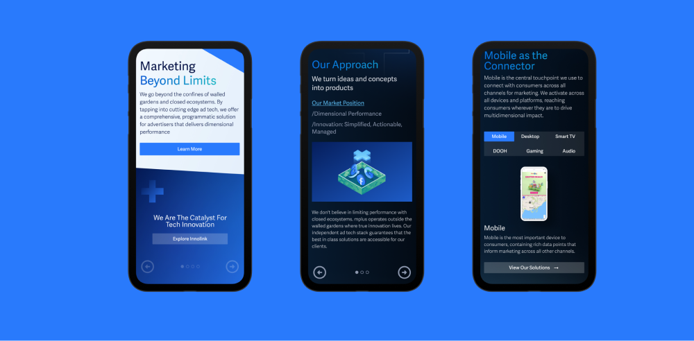 mplus mobile screens