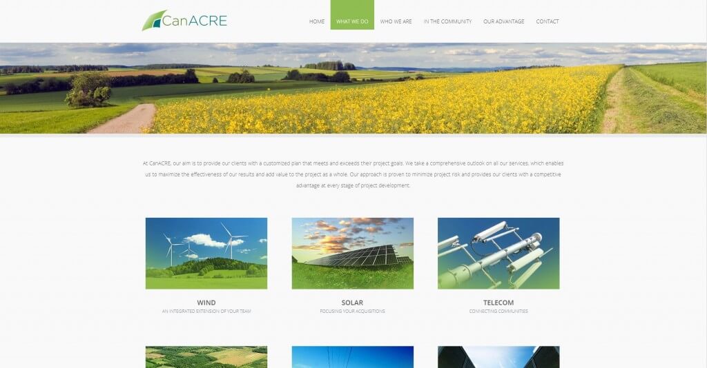 CanACRE's content strategy emphasized target market