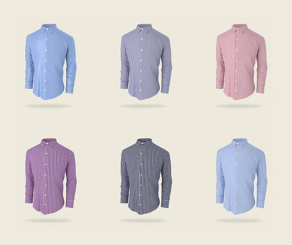 3d shirt renderings for clive richard