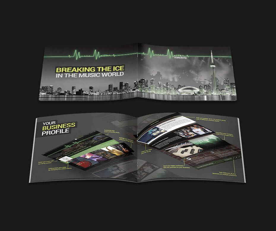 print design work for musicmelter
